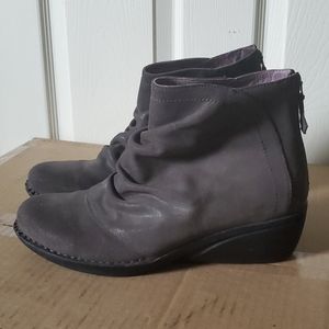 Dansko Arisa Grey Shimmer Bootie